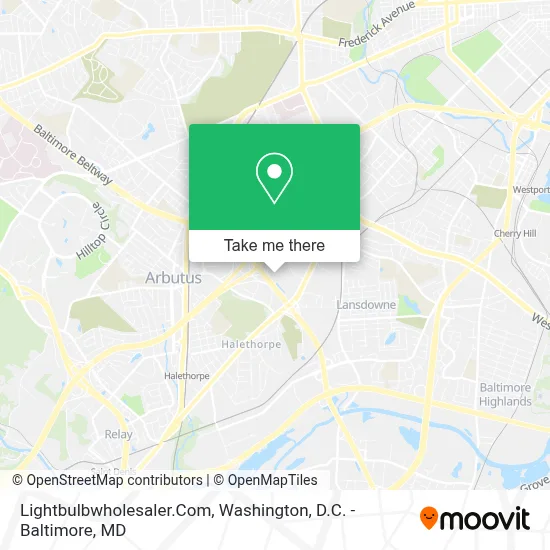 Lightbulbwholesaler.Com map