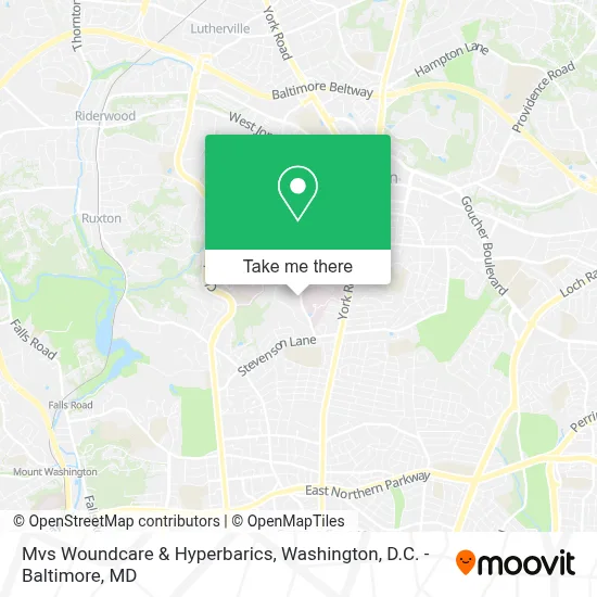 Mvs Woundcare & Hyperbarics map