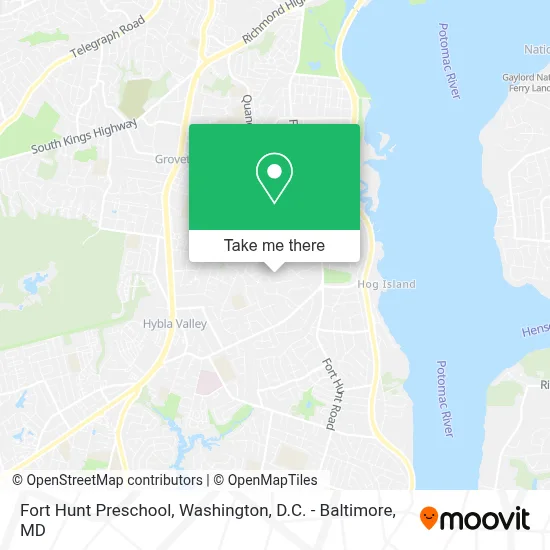 Fort Hunt Preschool map