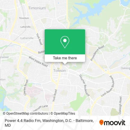 Power 4.4 Radio Fm map