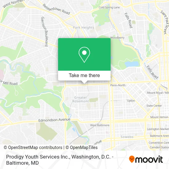 Prodigy Youth Services Inc. map