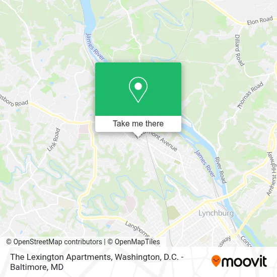 The Lexington Apartments map