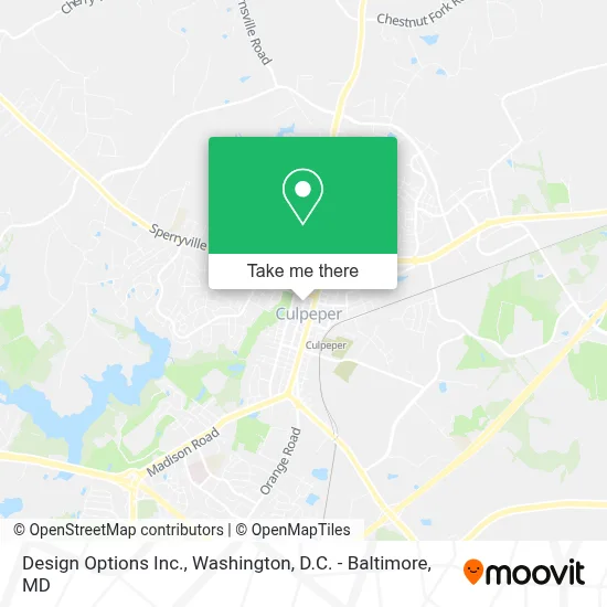Design Options Inc. map