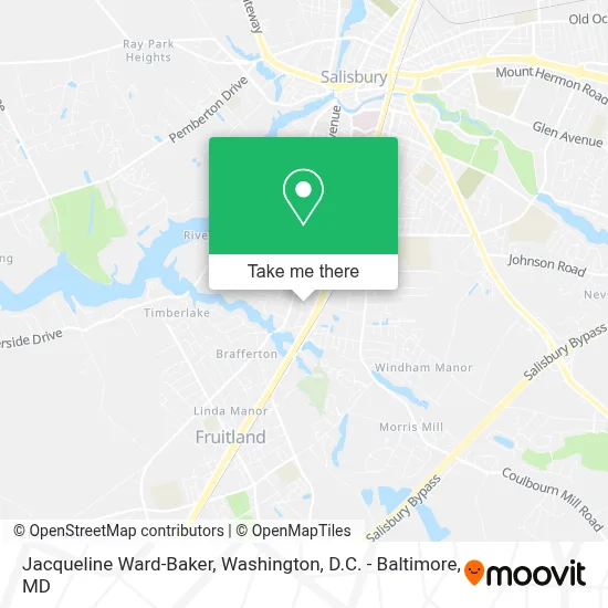 Jacqueline Ward-Baker map