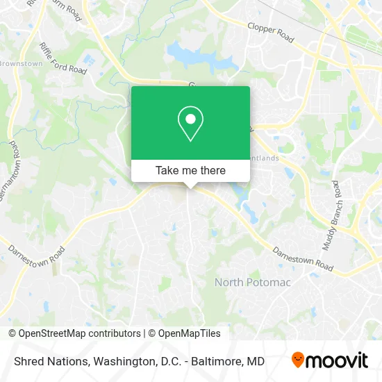 Shred Nations map
