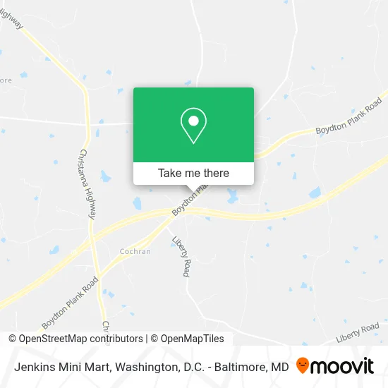 Jenkins Mini Mart map
