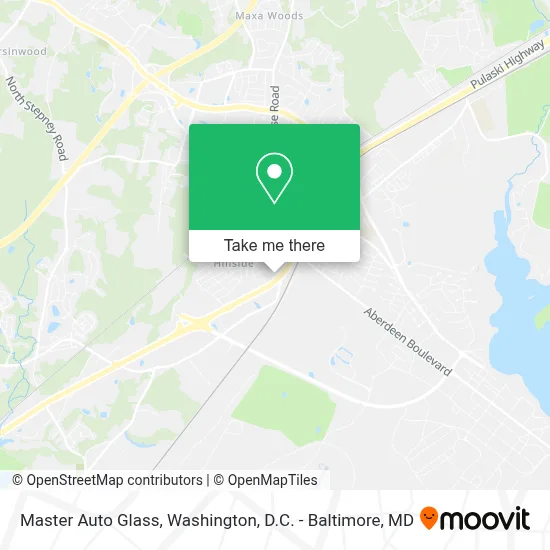 Master Auto Glass map