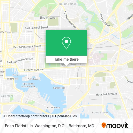 Eden Florist Llc map