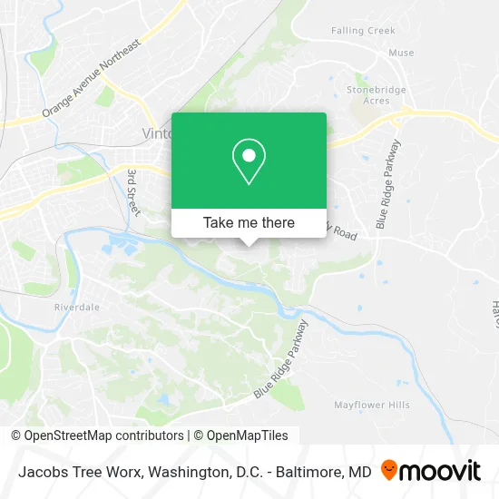 Jacobs Tree Worx map