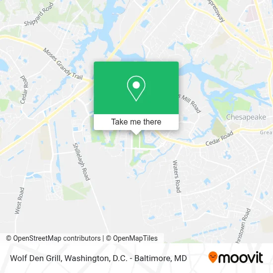 Wolf Den Grill map