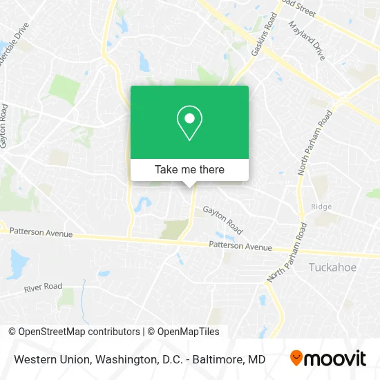 Western Union map