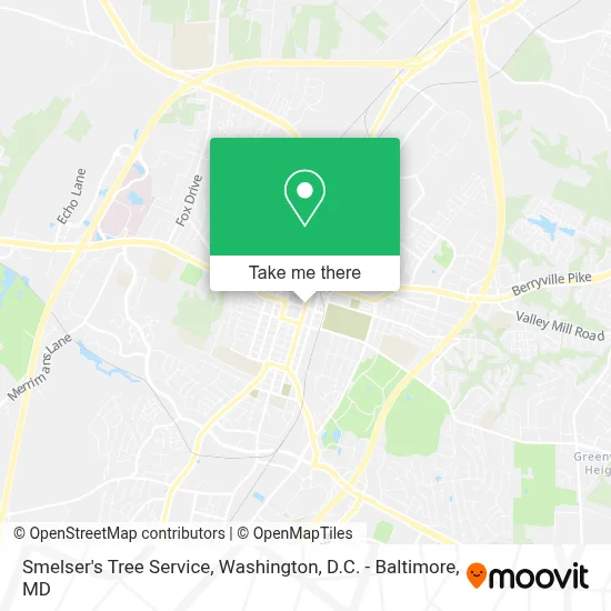 Smelser's Tree Service map