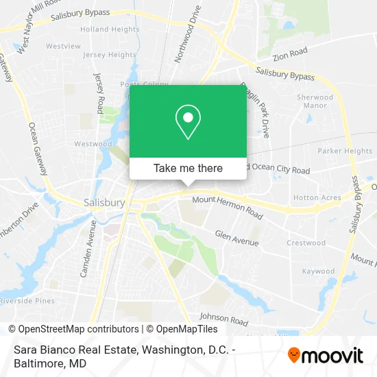 Sara Bianco Real Estate map