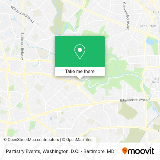 Partistry Events map