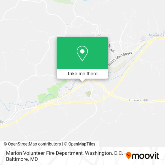 Marion Volunteer Fire Department map