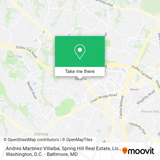 Andres Martinez-Villalba, Spring Hill Real Estate, Llc. map