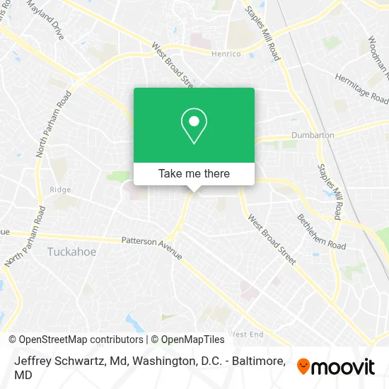 Jeffrey Schwartz, Md map