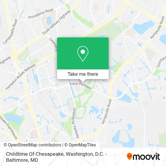 Childtime Of Chesapeake map