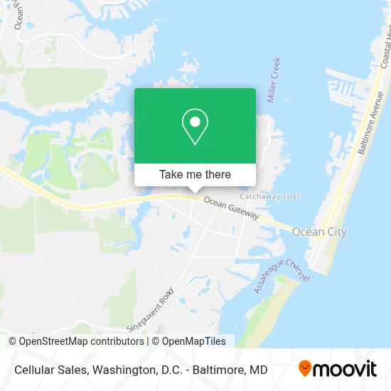 Cellular Sales map