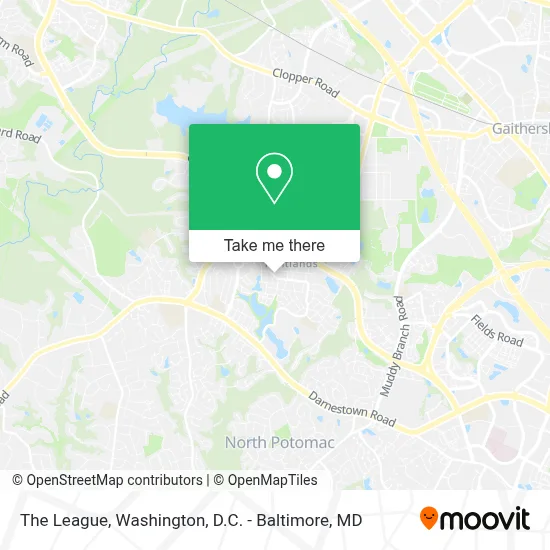 The League map