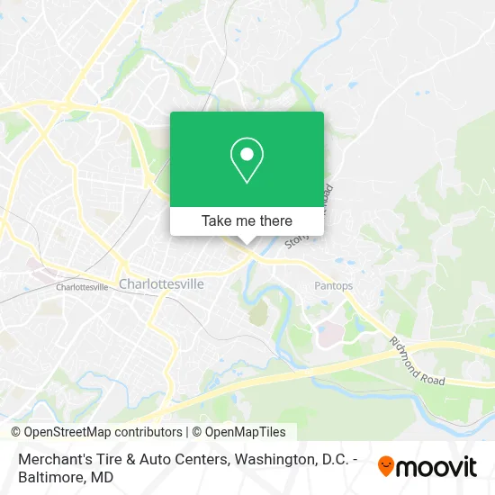 Merchant's Tire & Auto Centers map