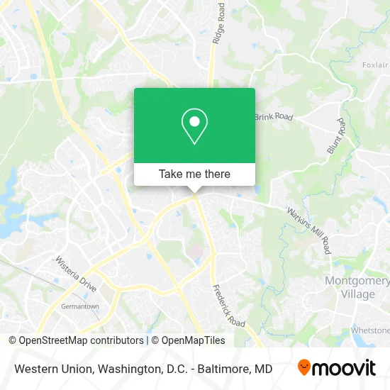 Western Union map