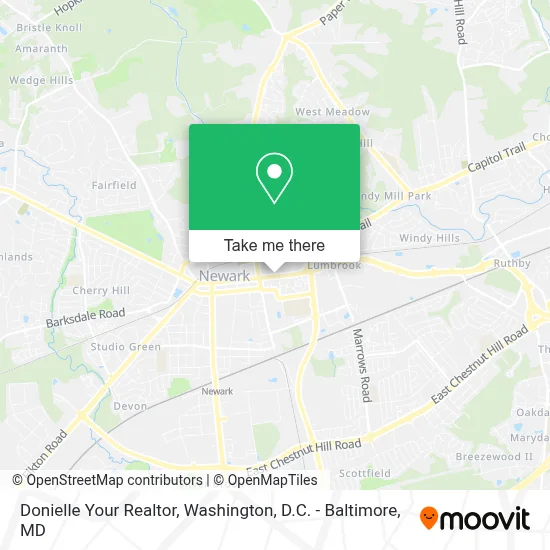 Donielle Your Realtor map