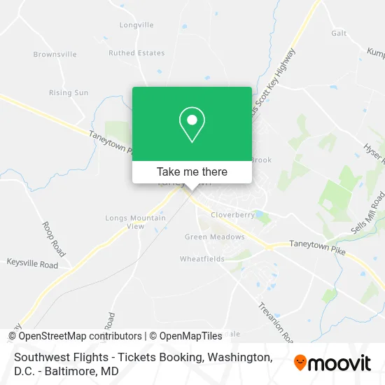 Southwest Flights - Tickets Booking map