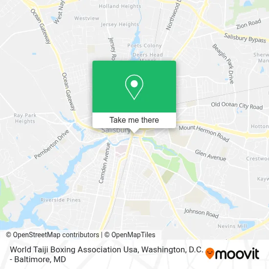 World Taiji Boxing Association Usa map