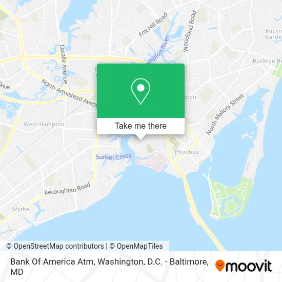 Bank Of America Atm map