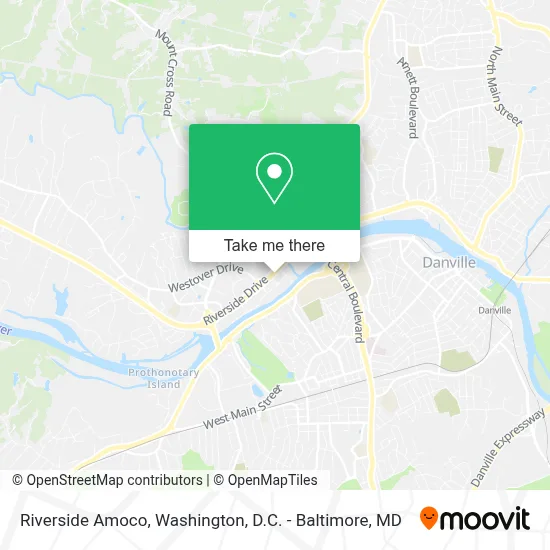 Riverside Amoco map