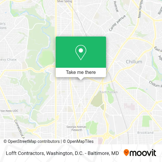 Lofft Contractors map