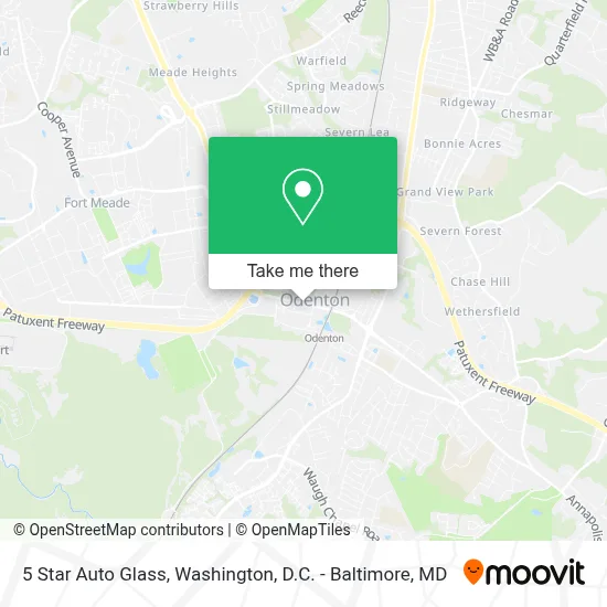 5 Star Auto Glass map