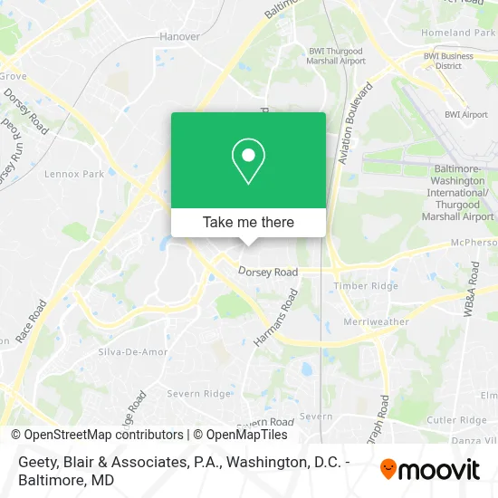 Geety, Blair & Associates, P.A. map