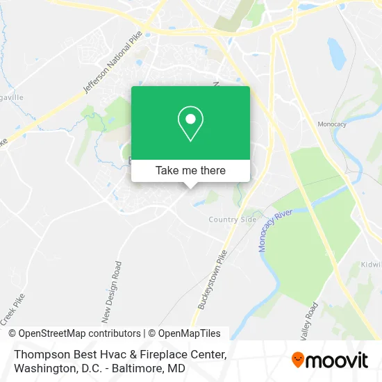 Thompson Best Hvac & Fireplace Center map