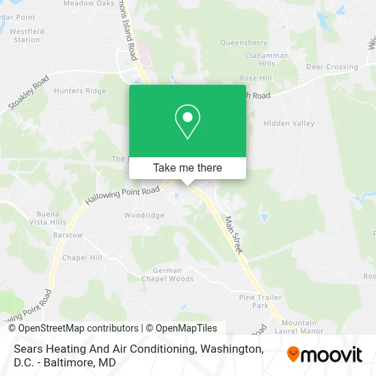 Sears Heating And Air Conditioning map