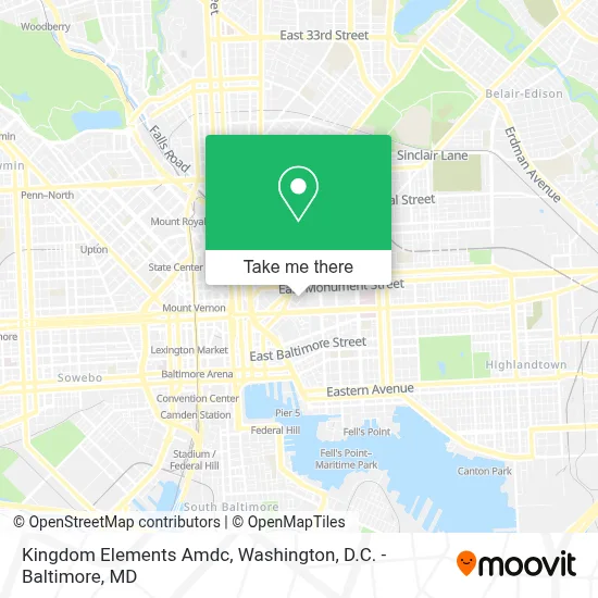 Kingdom Elements Amdc map