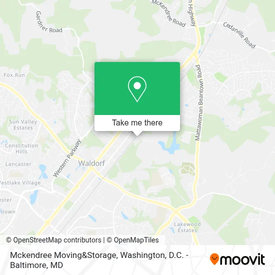 Mckendree Moving&Storage map