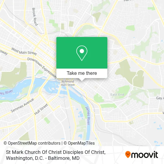 St Mark Church Of Christ Disciples Of Christ map