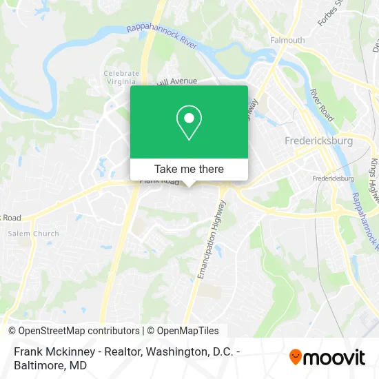 Frank Mckinney - Realtor map