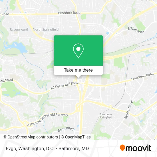Evgo map