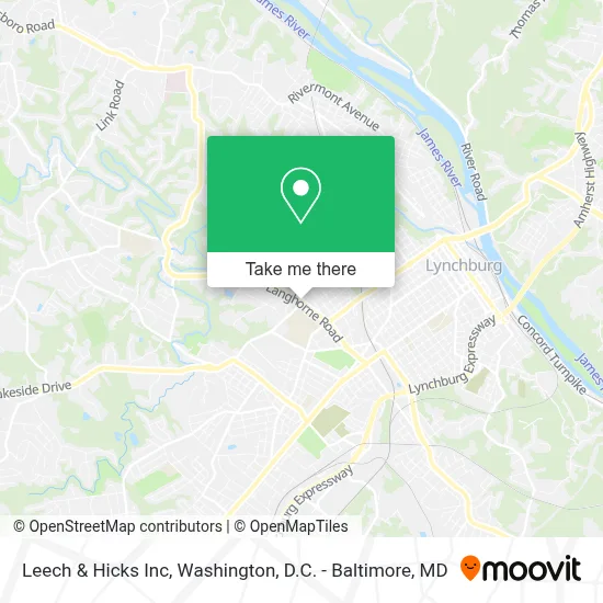 Leech & Hicks Inc map