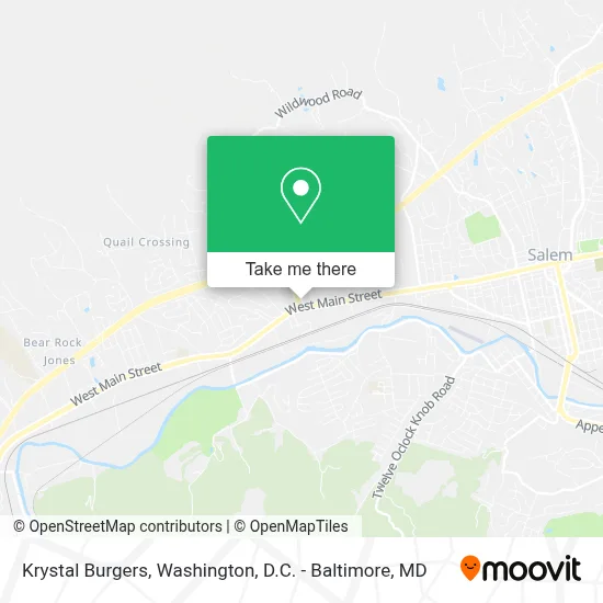 Krystal Burgers map