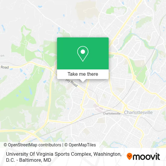 University Of Virginia Sports Complex map