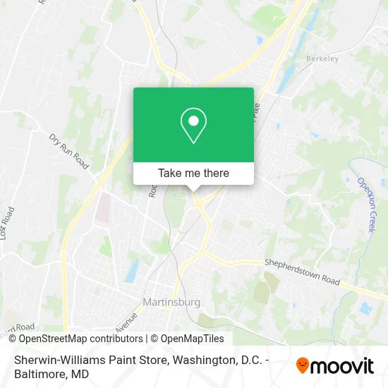 Sherwin-Williams Paint Store map