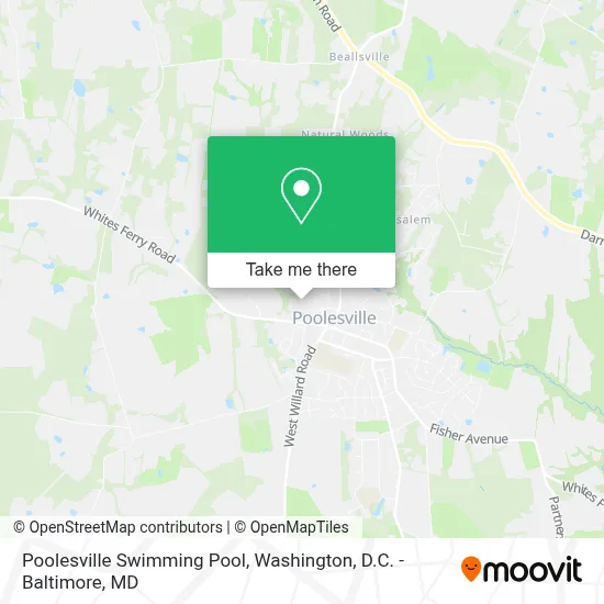 Poolesville Swimming Pool map
