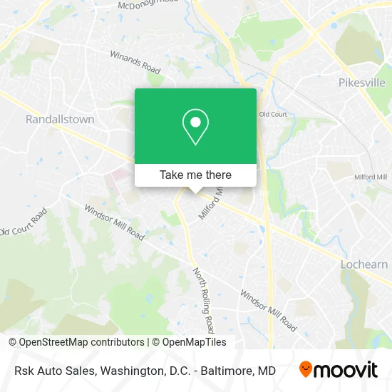 Rsk Auto Sales map