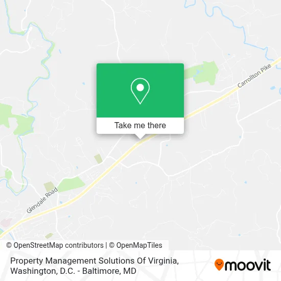 Property Management Solutions Of Virginia map