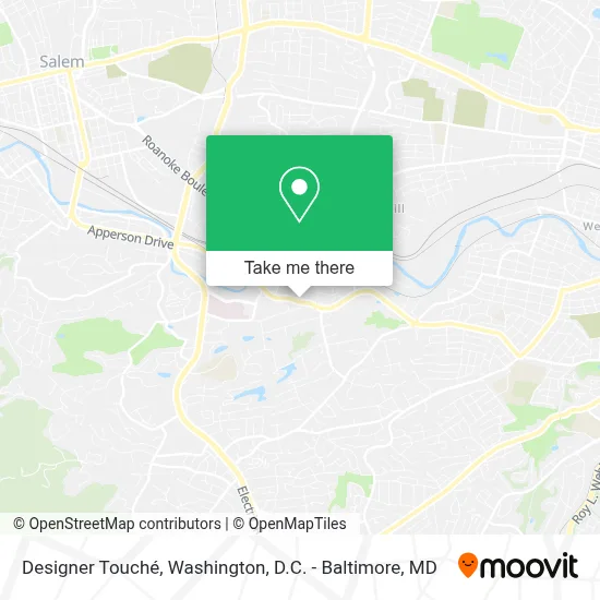 Designer Touché map