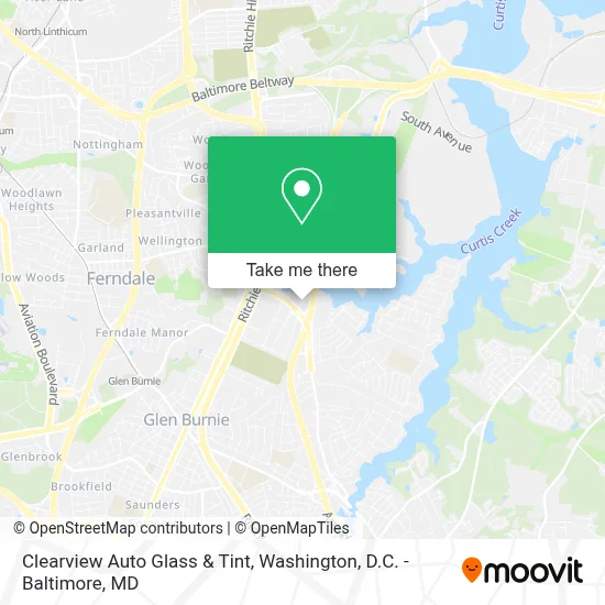 Clearview Auto Glass & Tint map